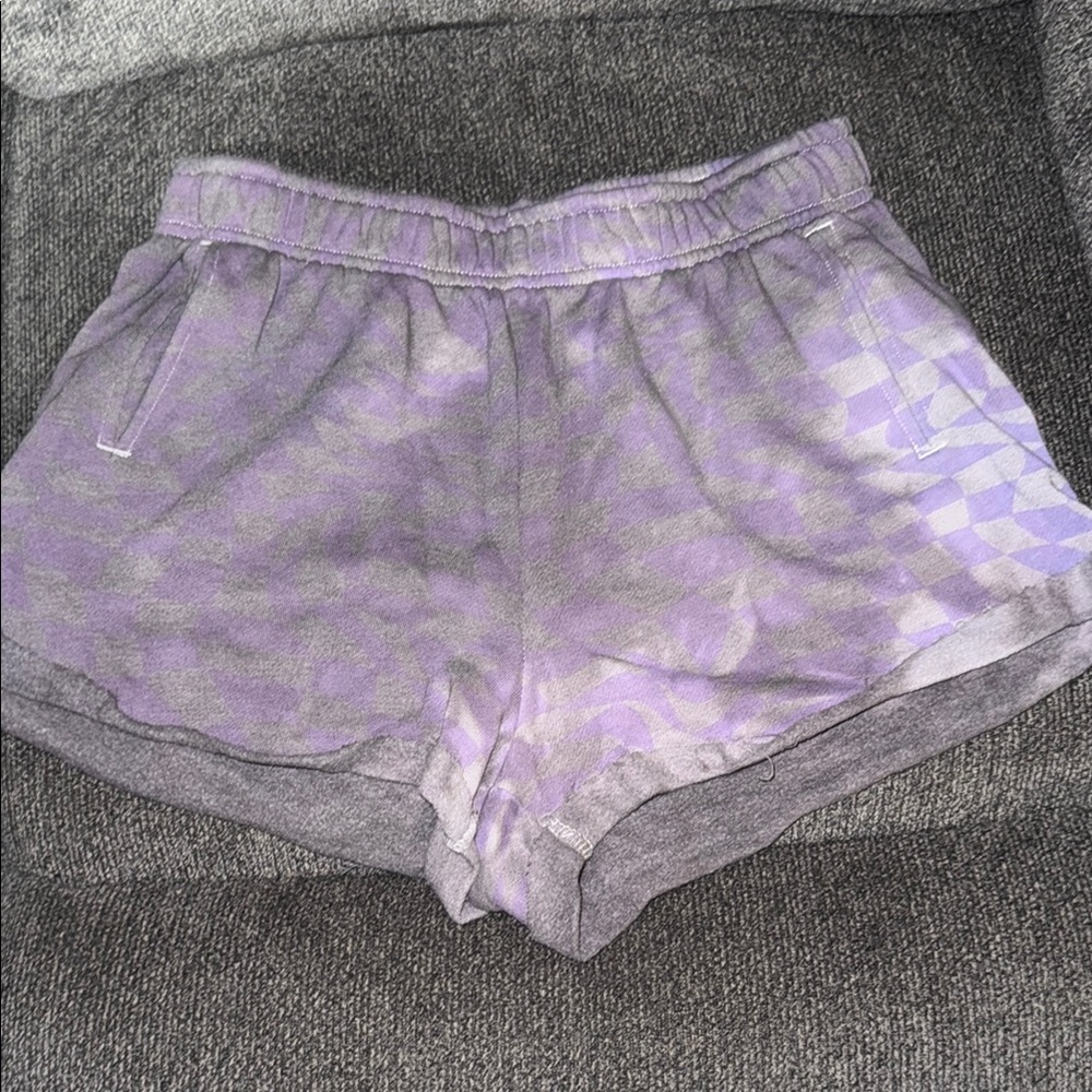 PacSun Purple Athletic Shorts Lightweight Elastic Waist